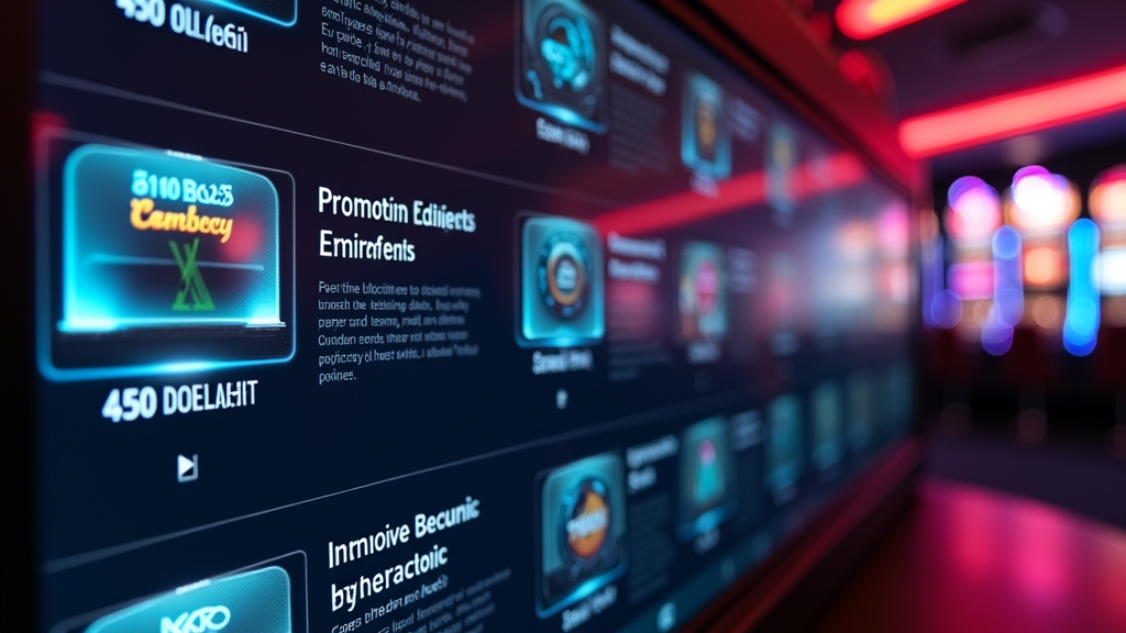Panel promocji z tabelą bonusów i datami ważności
