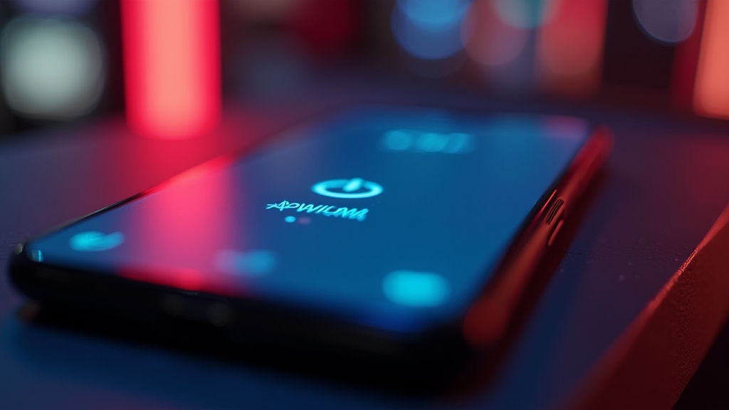 Telefon z Androidem pobierający plik APK aplikacji Spinwinera